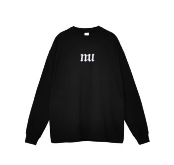 2024 youth trendy round neck trend Harajuku loose ins American long-sleeved solid color T-shirt bottoming shirt small neckline spring and autumn