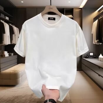 2024 Summer New Casual Short Sleeve Teen Fashion Round Neck All-match Half Sleeve T-shirt